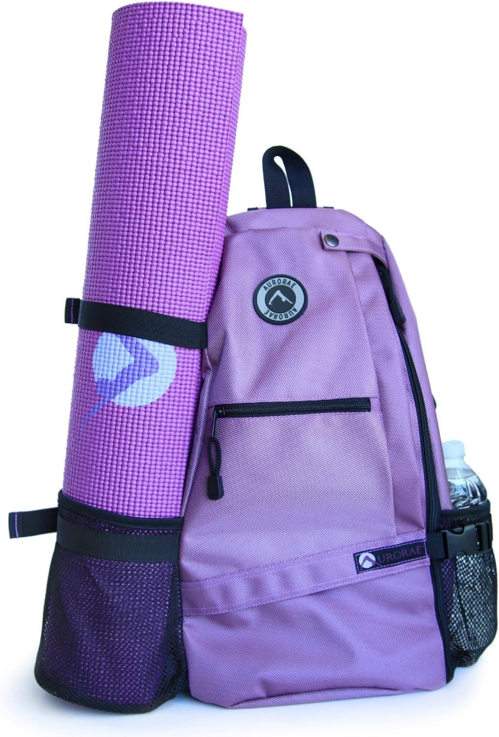 AURORAE Yoga Mat/Gym/Picklleball Cross-body Travel Sling Back Pack. Mat sold separately.