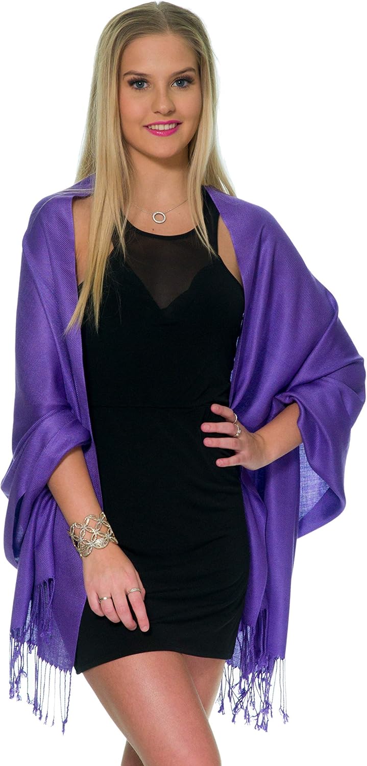 Pashmina Shawls and Wraps for Evening Dresses, Large Soft Pashminas Wedding Shawl