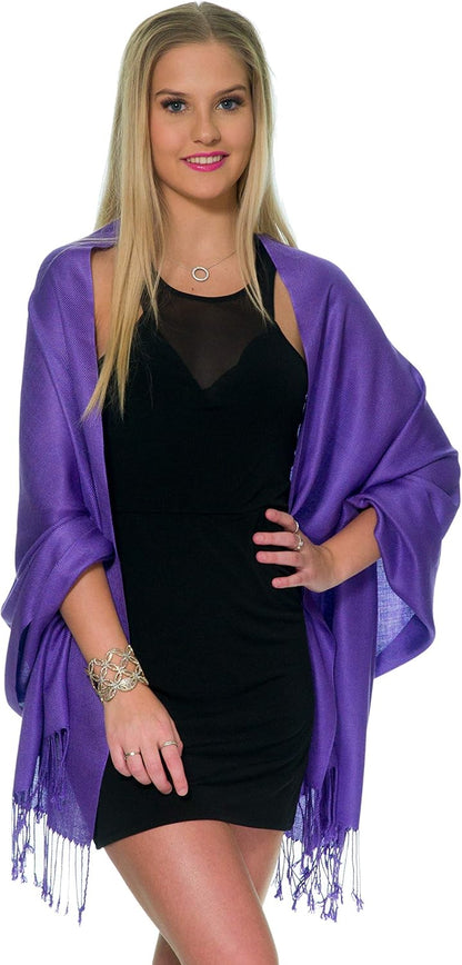 Pashmina Shawls and Wraps for Evening Dresses, Large Soft Pashminas Wedding Shawl