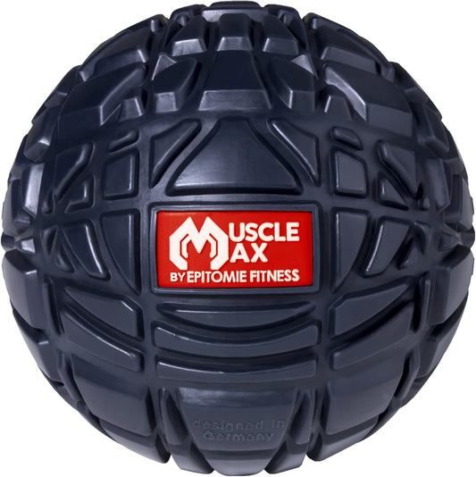 Muscle Max Massage Ball - Therapy Ball for Trigger Point Massage - Deep Tissue Massager for Myofascial Release - Mobility Ball for Exercise & Recovery