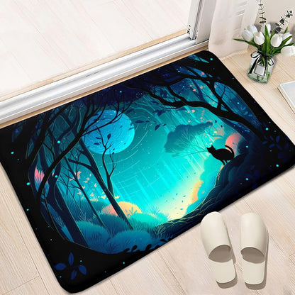 Black Girl Area Rug for Bedroom African American Rugs for Room Princess Carpet Kids Rugs for Bedroom African Girls Carpet for Living Room Teen Girls Yoga Mats, Pink, 4'×5'
