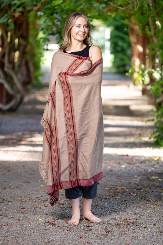 Meditation Shawl – Unisex Prayer Wrap, Large Scarf & Yoga Blanket – Soft, Lightweight & Multipurpose