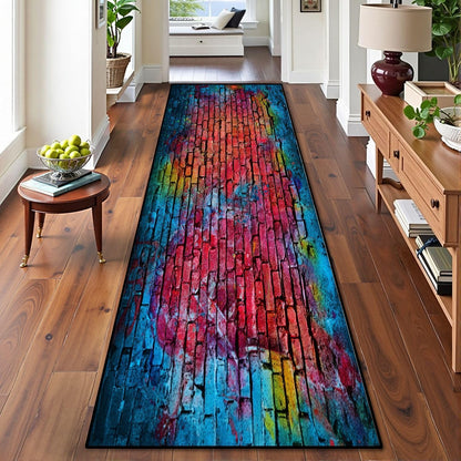 Runner Rug Washable 2x8 Leopard Print Seamless Leopard Skin Fashionable Cheetah Fur Non-Slip Hallway Area Rug Indoor Outdoor Home Decor for Entryway Bathroom Kitchen Carpet Yoga Floor Mat