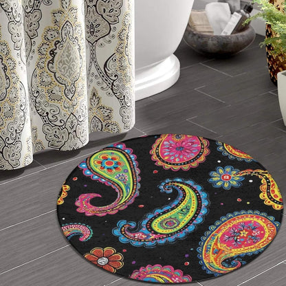 Room Sofa Yoga Soft Round Carpet, Home Decor Non Slip Kitchen Office Circle Rug, Machine Washable Modern Round Area Rug Beach Turtles, 60inch