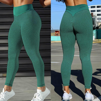 JGS1996 Butt Lifting Leggings for Women Tummy Control Workout Yoga Pants High Waisted Scrunch Booty Gym Tights