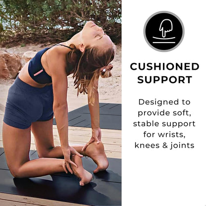 Plyopic. Ultra-Grip Pro Yoga Mat – EXTREME Non-Slip Performance - Dry & Wet Grip - Alignment Lines - Comfortable & Sweat Resistant - For Yoga, Pilates, Exercise, Workout, Bikram & Hot Yoga