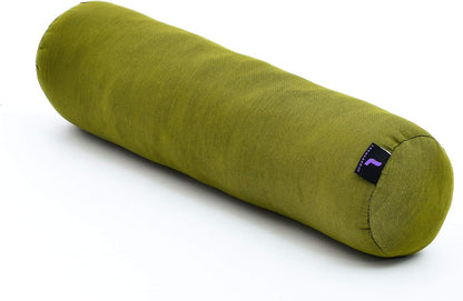 Leewadee Small Yoga Bolster – Shape-Retaining Cervical Neck Roll, Tube Pillow for Comfortable Reading, Kapok Filling, 22 x 6 x 6 inches