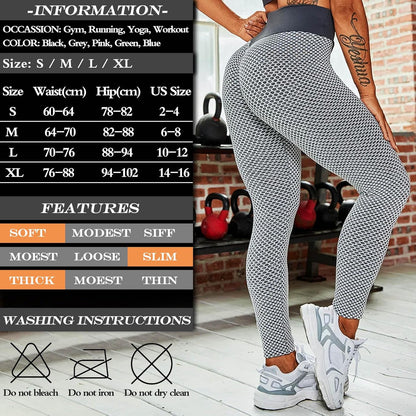 JGS1996 Butt Lifting Leggings for Women Tummy Control Workout Yoga Pants High Waisted Scrunch Booty Gym Tights