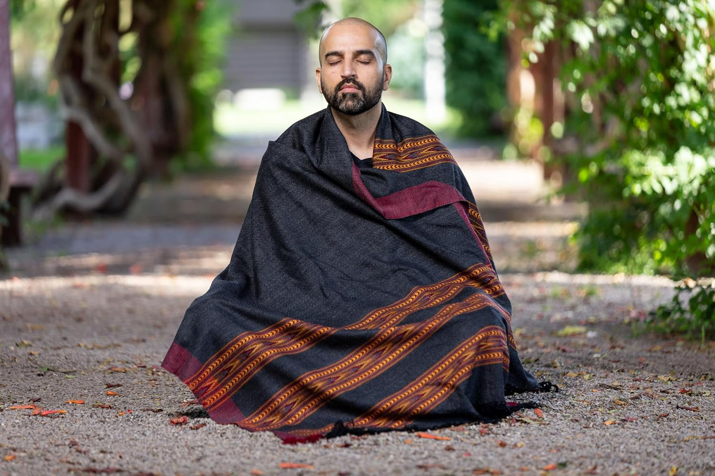 Meditation Shawl – Unisex Prayer Wrap, Large Scarf & Yoga Blanket – Soft, Lightweight & Multipurpose