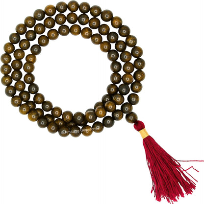 Amazing Gemstone 108 Beads Handmade Mala (Knotted, Rudraksha) - Colors B