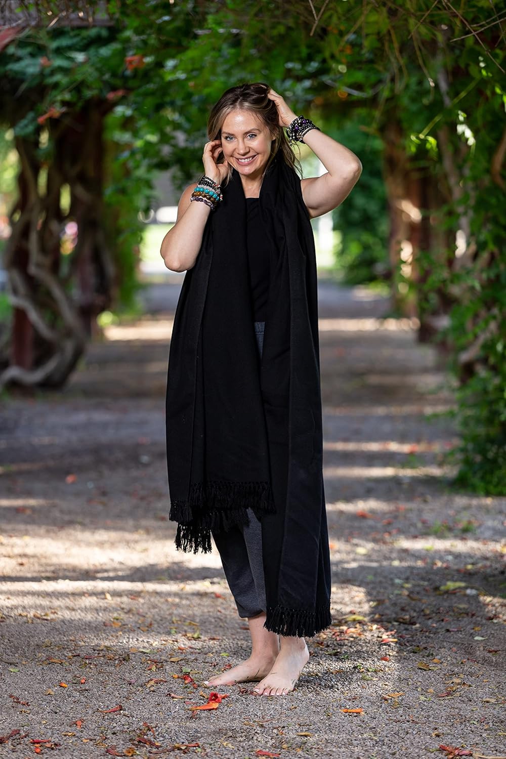 Meditation Shawl or Meditation Blanket, Shawl/Wrap, Oversize Scarf/Stole. Large. Unisex.