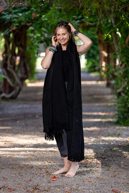 Meditation Shawl or Meditation Blanket, Shawl/Wrap, Oversize Scarf/Stole. Large. Unisex.