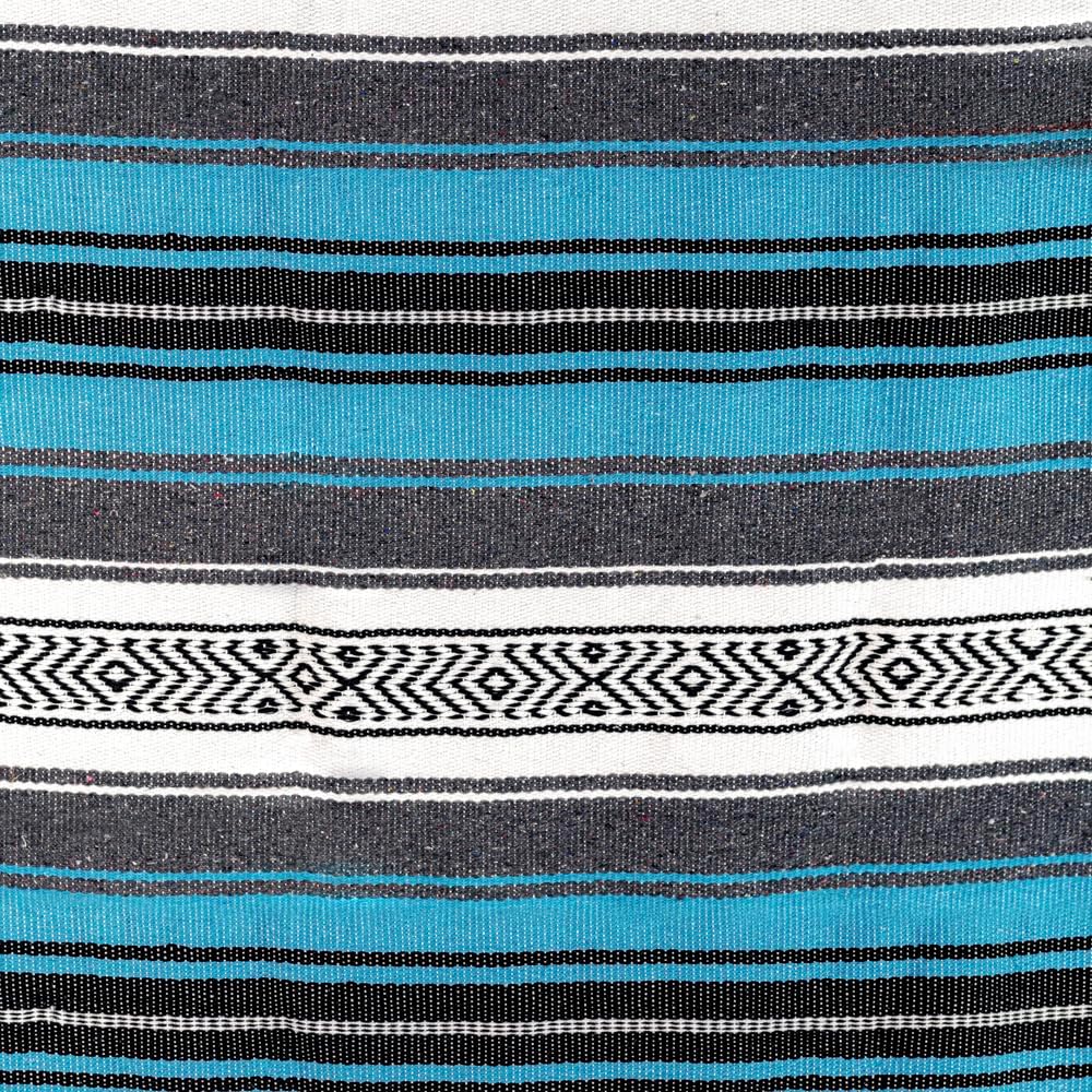 Airooglee 69" L x 51" W Large Mexican Blanket - Perfect as Yoga Outdoor Beach Serape Picnic Camping Woven Blanket, Boho Home Décor - Red