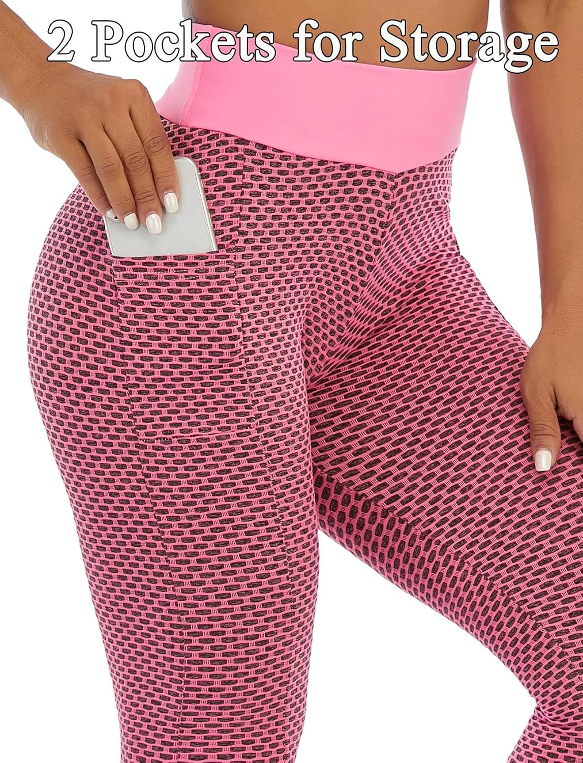 JGS1996 Butt Lifting Leggings for Women Tummy Control Workout Yoga Pants High Waisted Scrunch Booty Gym Tights