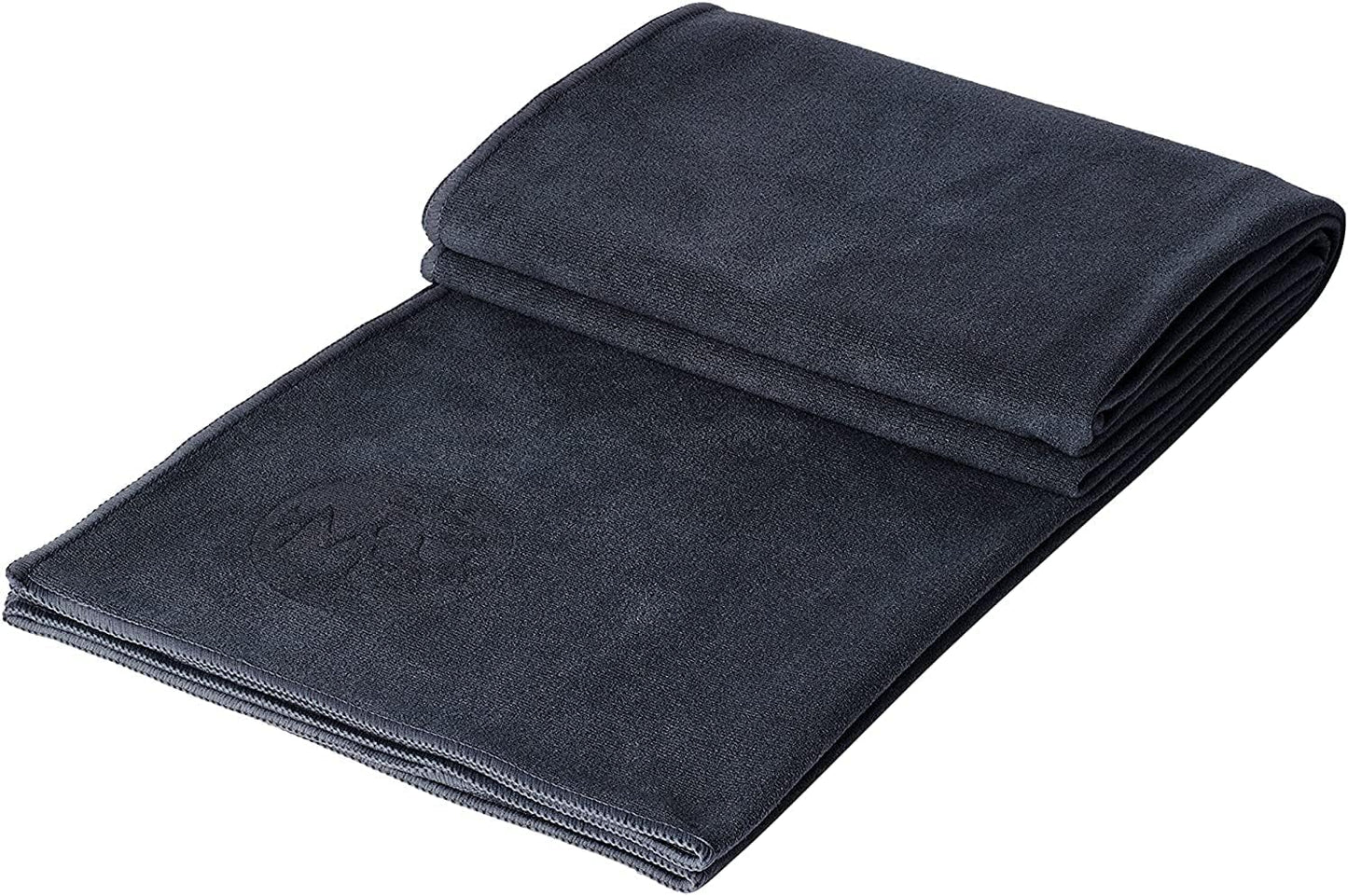 Manduka eQua Hot Yoga Mat Towel - Instant Moisture Activated Grip Ultra Soft Microfiber Quick Dry, Daily Use Ready Lightweight, Travel Friendly Mat Layer