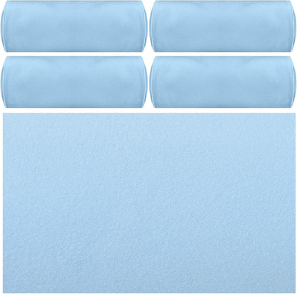 Breling 4 Pack 72" x 24" Hot Yoga Towel Non Slip Microfiber Mat Towel Sweat Absorbent Soft Pilates Mat Essentials for Hot Yoga Pilates Exercise(Light Grey)