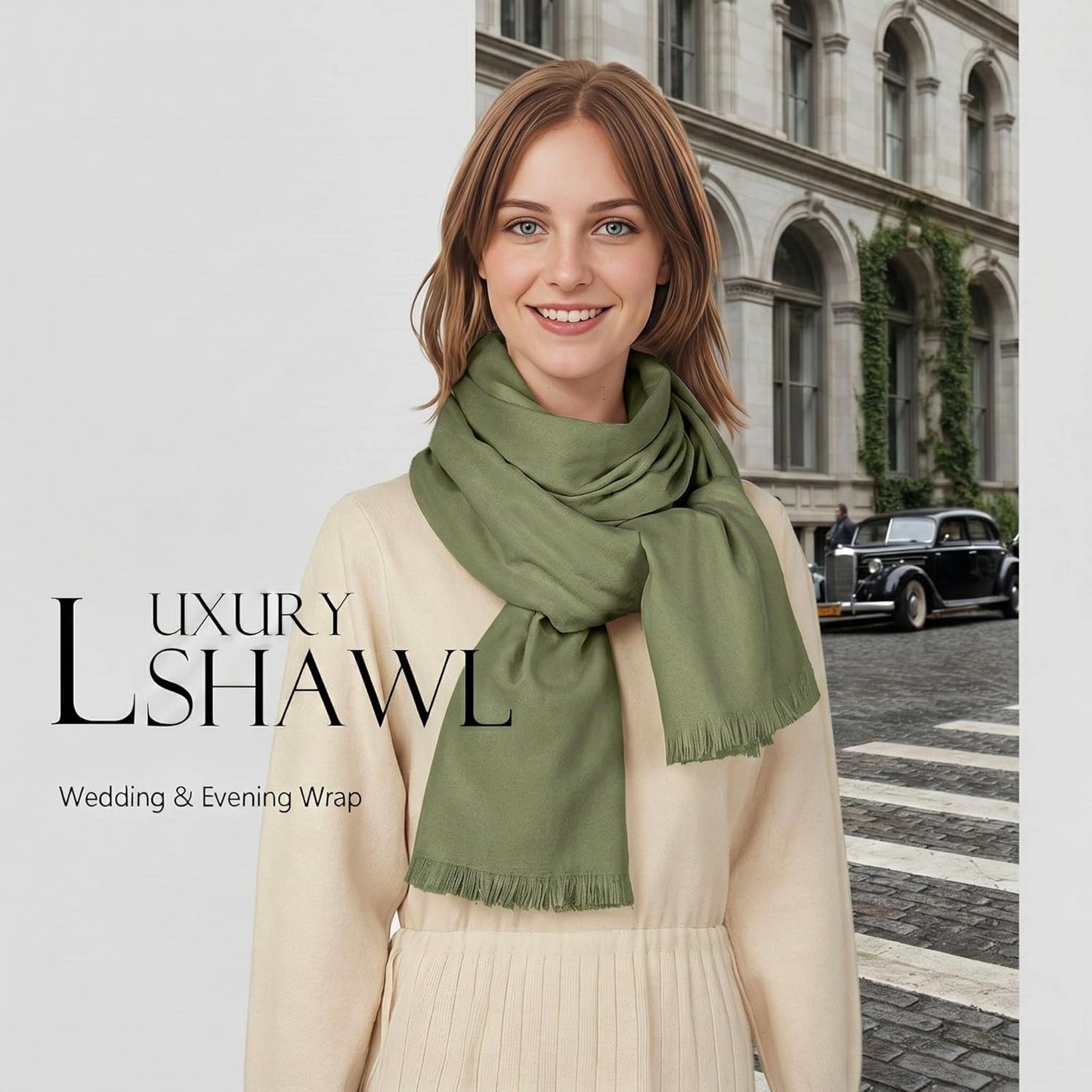 Shawl Wraps for Women Pashmina Shawls and Wraps for Evening Dresses Large Soft Scarf Winter Scarf Wedding Shawl…