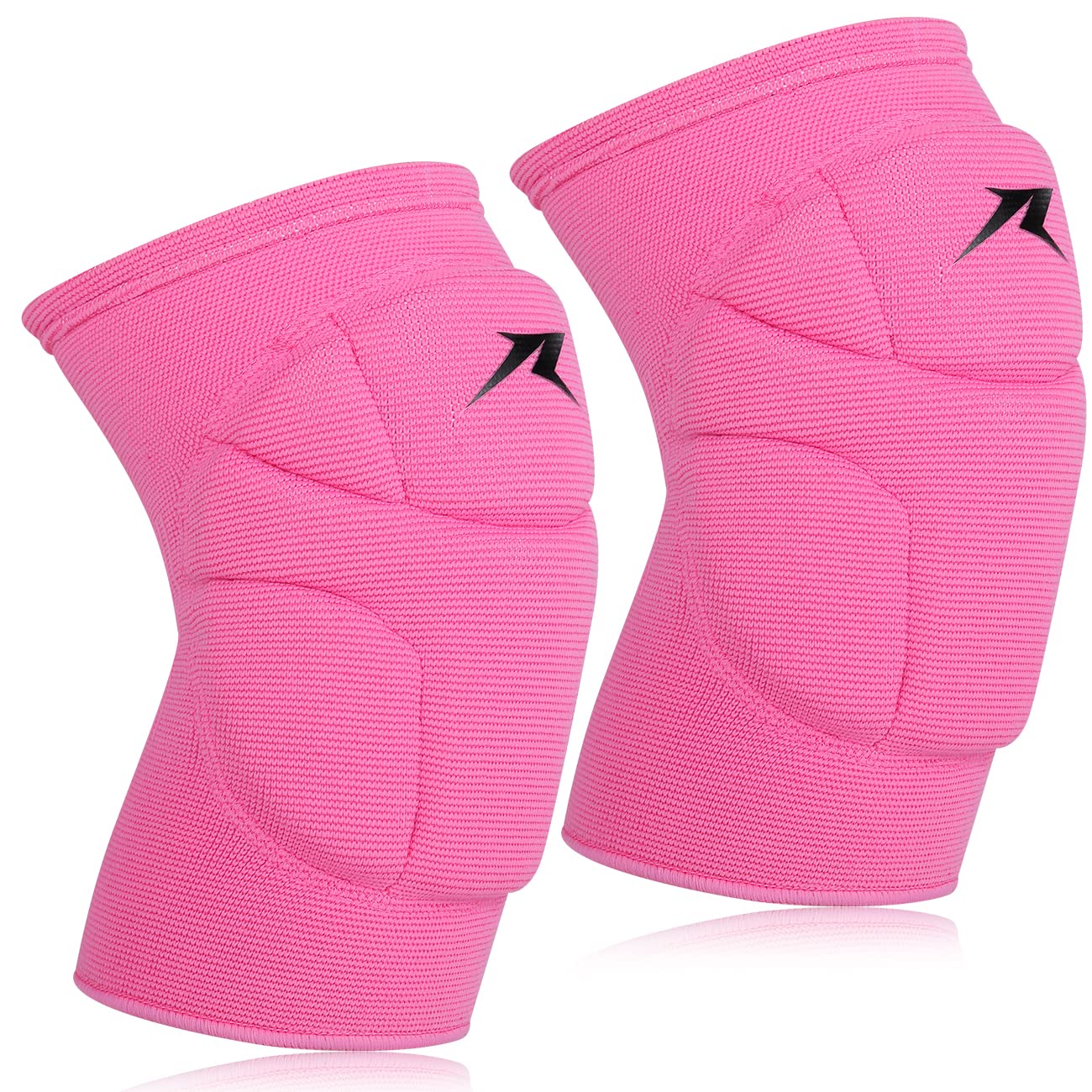 Volleyball Knee Pads Pink, Knee Protector Supporter for Girl Lady Women with High Protection Pads,Professional Grade Knee Pads for Running,Tennis,Yoga,Cycline,Gym,Workout Exercise
