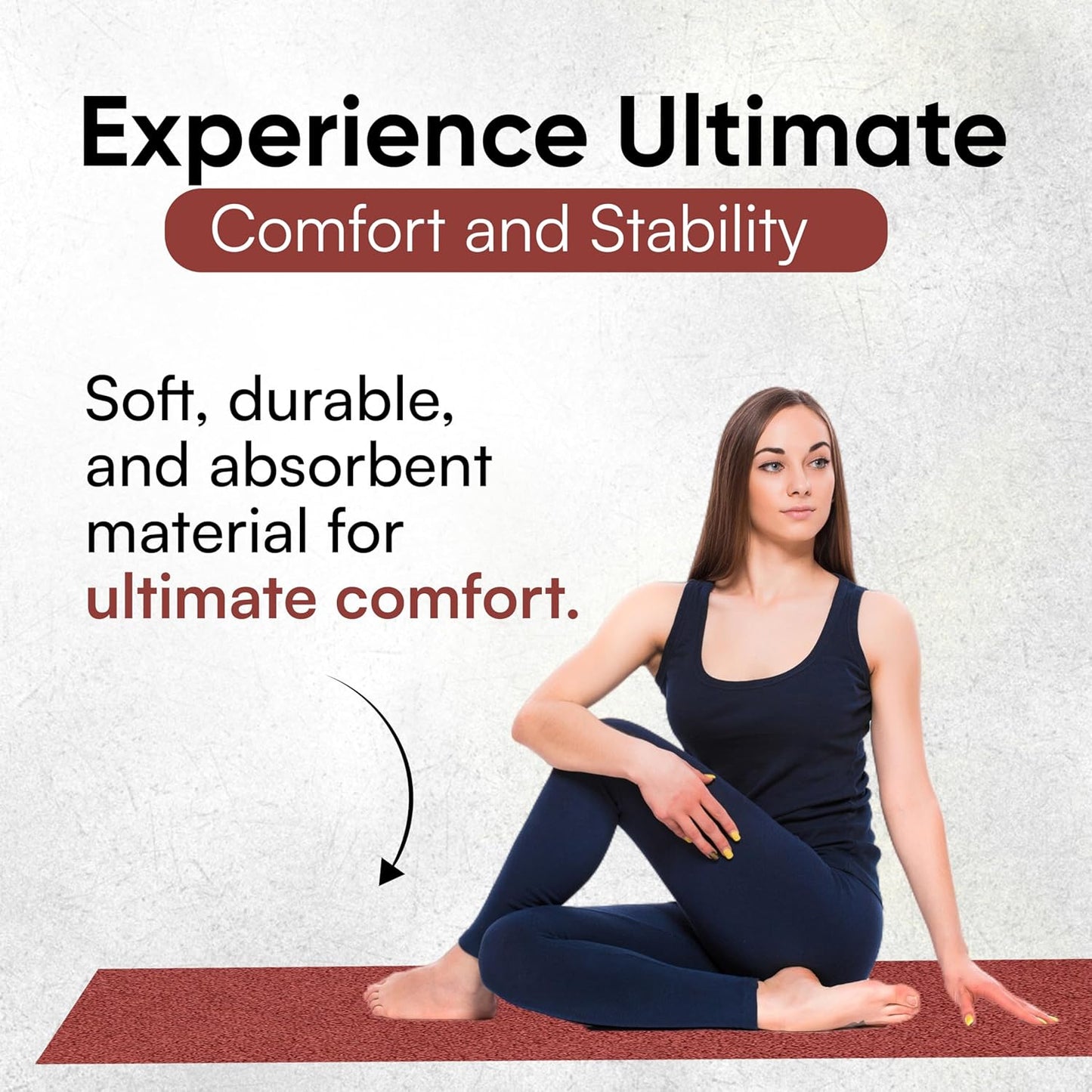 Yoga Mat Towel - Double Sided Microfiber Yoga Towel - Sweat Absorbent Non Slip Hot Yoga Towel - Lightweight, Quick Drying Pilates and Bikram Sweat Towel - 73''L x 26''W, Sage
