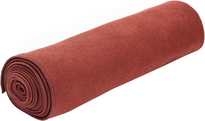 Yoga Mat Towel - Double Sided Microfiber Yoga Towel - Sweat Absorbent Non Slip Hot Yoga Towel - Lightweight, Quick Drying Pilates and Bikram Sweat Towel - 73''L x 26''W, Sage