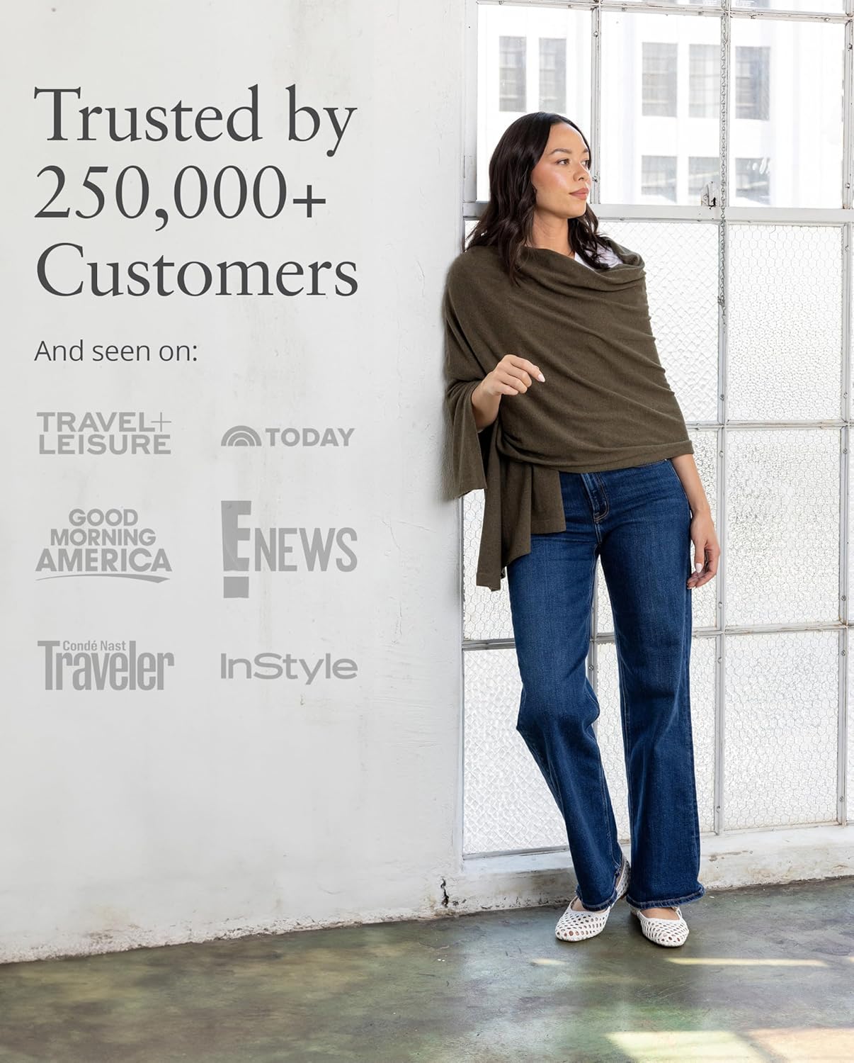 zestt Dreamsoft Travel Scarf, Wrap and Shawl for Women, Organic Cotton