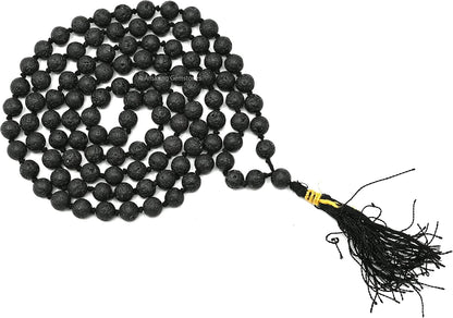 Amazing Gemstone 108 Beads Handmade Mala (Knotted, Rudraksha) - Colors B