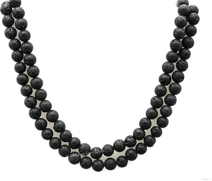 Amazing Gemstone 108 Beads Handmade Mala (Knotted, Rudraksha) - Colors B
