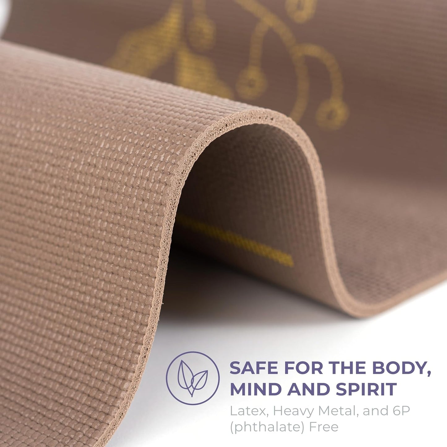 Ascend Yoga Mat - Premium 6mm Thick, 72" x 24", Solid or Reversible Print, Non Slip, Tear Resistant, Workout Mats for Pilates, Home, Studio, Fitness, Gym, Training, Floor Stretching