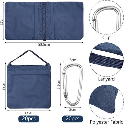 Nuogo Photography Sand Bags Heavy Duty Weight Bags with Metal Hooks, Stabilize Tripods for Wedding Outdoor, Photography Video Studio Boom Mics Furniture Against Wind