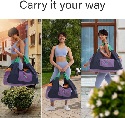 JoYnWell Yoga Bags and Carriers Fits All Your Stuff, Extra Large Yoga Mat Bag Full Zip Yoga Mat Bag with 3 Zipper pockets