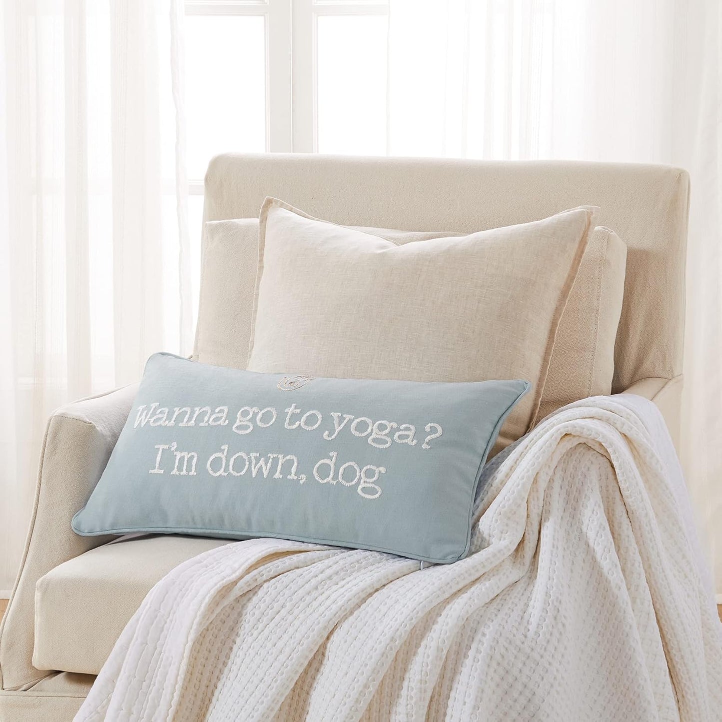 Levtex Home Wanna Yoga Pillow