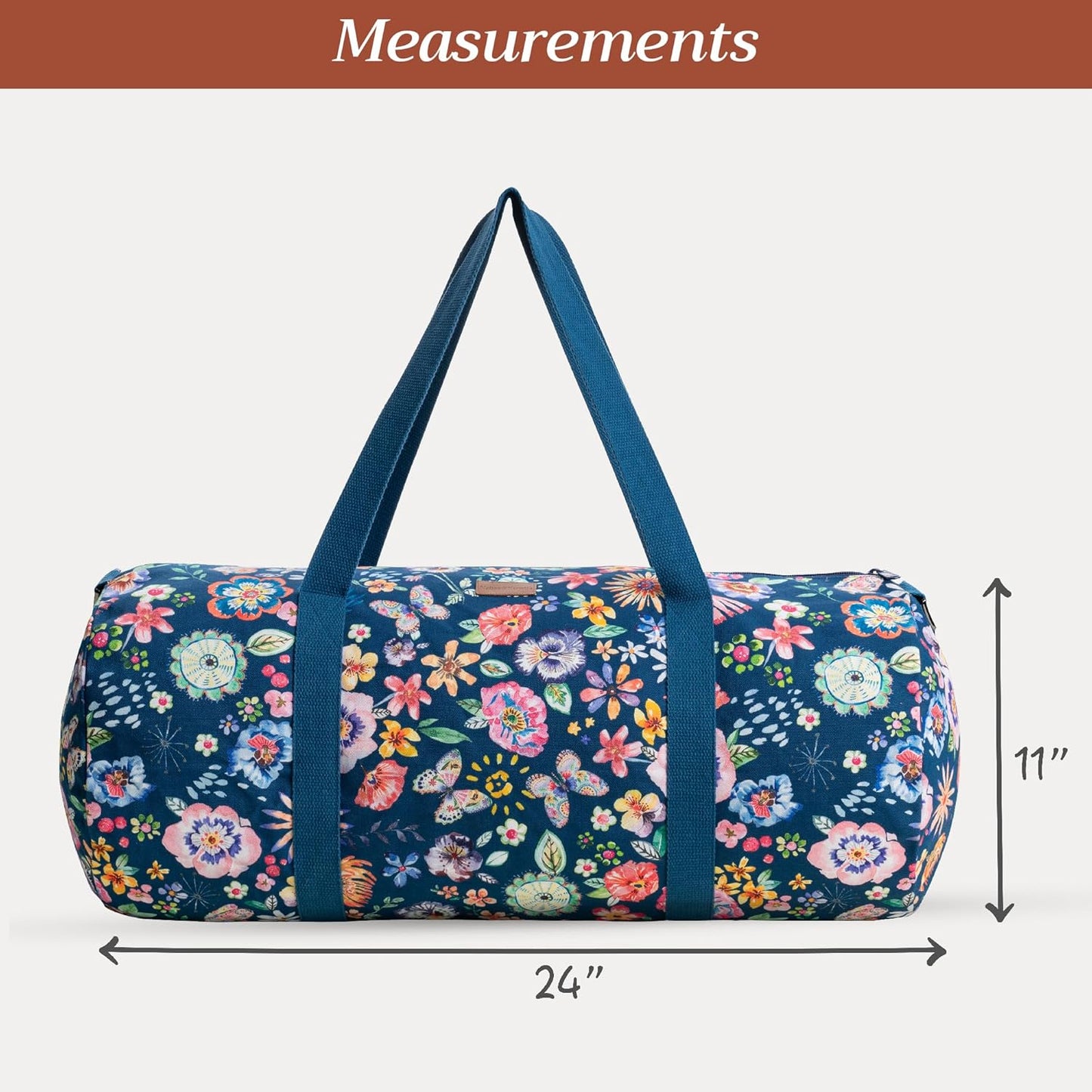 Maison d' Hermine Yoga Mat bag, Cylindrical bag for Woman&Men, yoga mat Bag &Adjustable shoulder straps Yoga Mat Carrier Bag with Drawstring Water Bottle Pocket and zipper pocket Easter Gifts