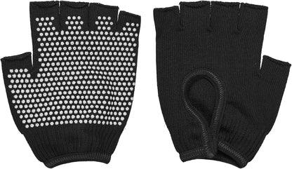 Yoga Gloves, Non Slip Fingerless Pilates Gloves Breathable Exercise Workout Mittens