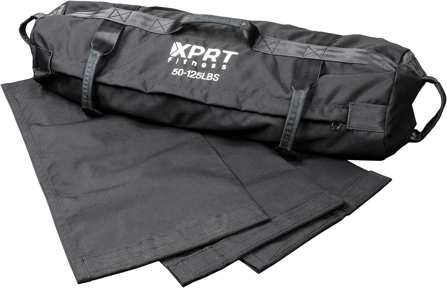 XPRT Fitness Workout Sandbag for Heavy Duty Workout Cross Training 7 Multi-positional Handles - Color Army Green/Black/Camo
