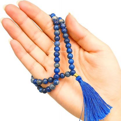 Amazing Gemstone 108 Beads Handmade Mala (Knotted, Rudraksha) - Colors B