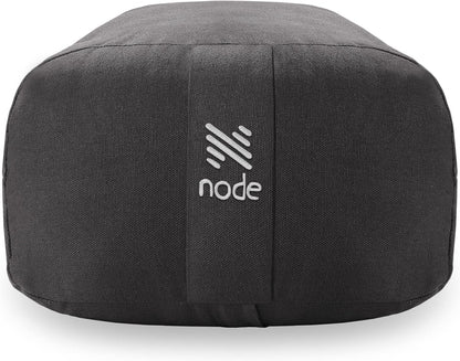 Yoga Meditation Cushion, 25" x 12" Rectangular Bolster with Organic Cotton Cover