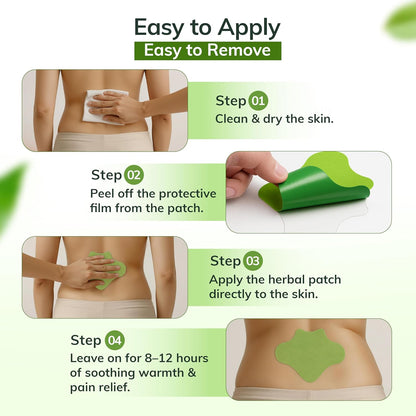 FLexiknee Warming Herbal Pain Patches for Knees w/ 12-Hour Extra Strength & Adhesion - Bone-on-Bone, Joint Ache, Muscle Soreness Support - 12 Heat Patches for Pain Relief for Knees, Back & Neck
