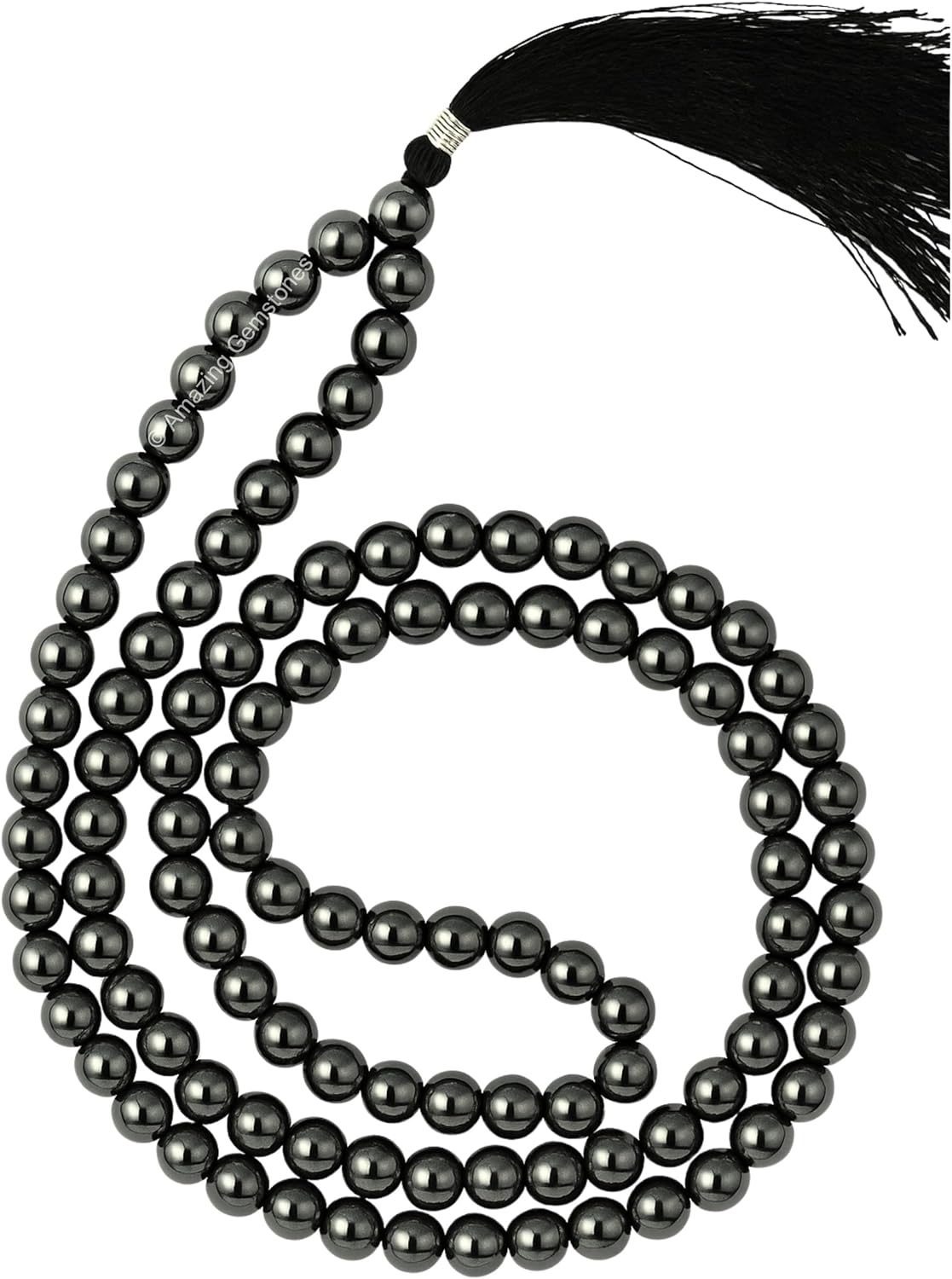 Amazing Gemstone 108 Beads Handmade Mala (Knotted, Rudraksha) - Colors A