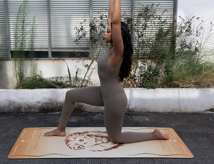 【BulgurYe】 Yoga Mat * Beast Line -- Unique coating technique, Great wear resistance for a long service life, Vividly printed pattern, Natural rubber base, Strong bounce resilience, Absorb sweat instantly to stay dry, Clean and hygienic.