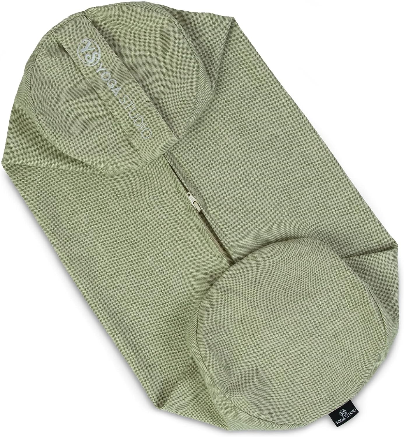 Yoga Studio Spare Organic Cotton Bolster Covers With Handle And Zipper (Natural Hemp)