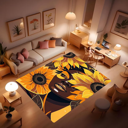 Butterfly Carpet Area Rug - Lovely Butterflies Printed Carpets for Kids Butterfly Theme Living Room Indoor Bedroom Decor Soft Polyester Yoga Mat 2'x3'