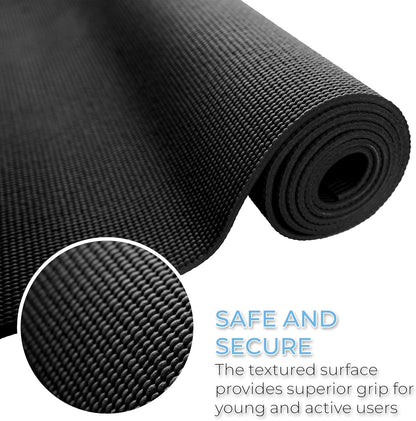 10-Pack Kid-Friendly Yoga Mat, 68" x 24" Non Slip Exercise Mat, 4mm Non Toxic Yoga Mats for Kids, Easy to Clean, Bulk Workout Mats for Schools, Classrooms, and Studios
