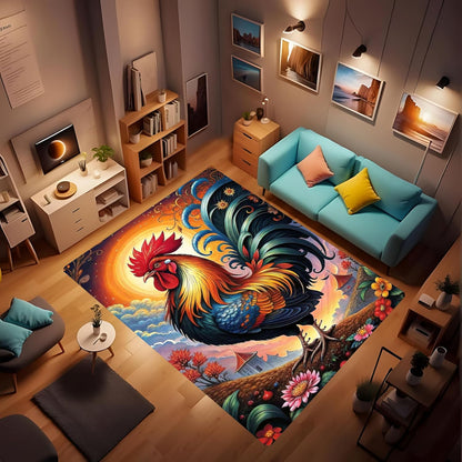 Butterfly Carpet Area Rug - Lovely Butterflies Printed Carpets for Kids Butterfly Theme Living Room Indoor Bedroom Decor Soft Polyester Yoga Mat 2'x3'
