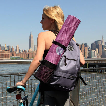 AURORAE Yoga Mat/Gym/Picklleball Cross-body Travel Sling Back Pack. Mat sold separately.