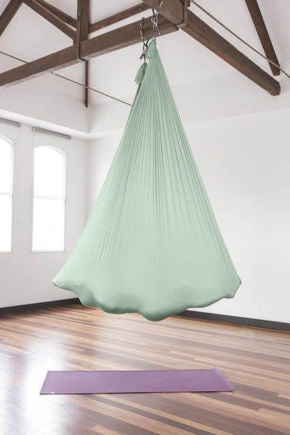 Pinc Active Silk Aerial Yoga Swing & Hammock Kit for Improved Yoga Inversions, Flexibility & Core Strength