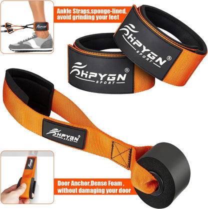 HPYGN Heavy Resistance Bands, 300LBS Exercise Bands for Working Out, Fitness Bands with Handles, Workout Bands for Men, Weight Bands Set for Muscle Training, Strength, Slim, Yoga, Home Gym Equipment