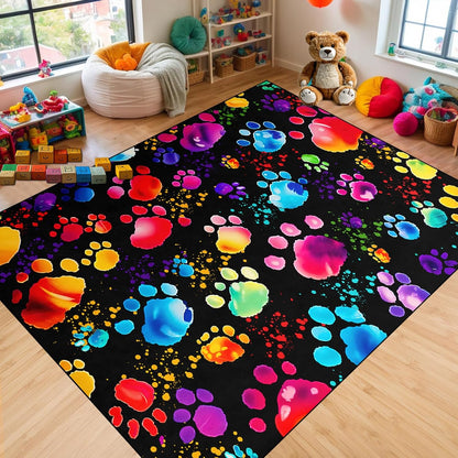 Video Game Rug - Gaming Themed Rug Gamepad Controller Area Rugs for Bedroom Gaming Carpet for Boys Game Carpet for Playrooms Bedroom Doormat Yoga Mats