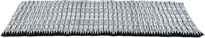 Leewadee - Kapok Roll Mat – Handcrafted Folding Sleep & Relaxation Mattress from Thailand, Ideal as Guest Bed, Camping Mat, Yoga Mat or Traditional Futon, 75 x 39 inches, Anthracite