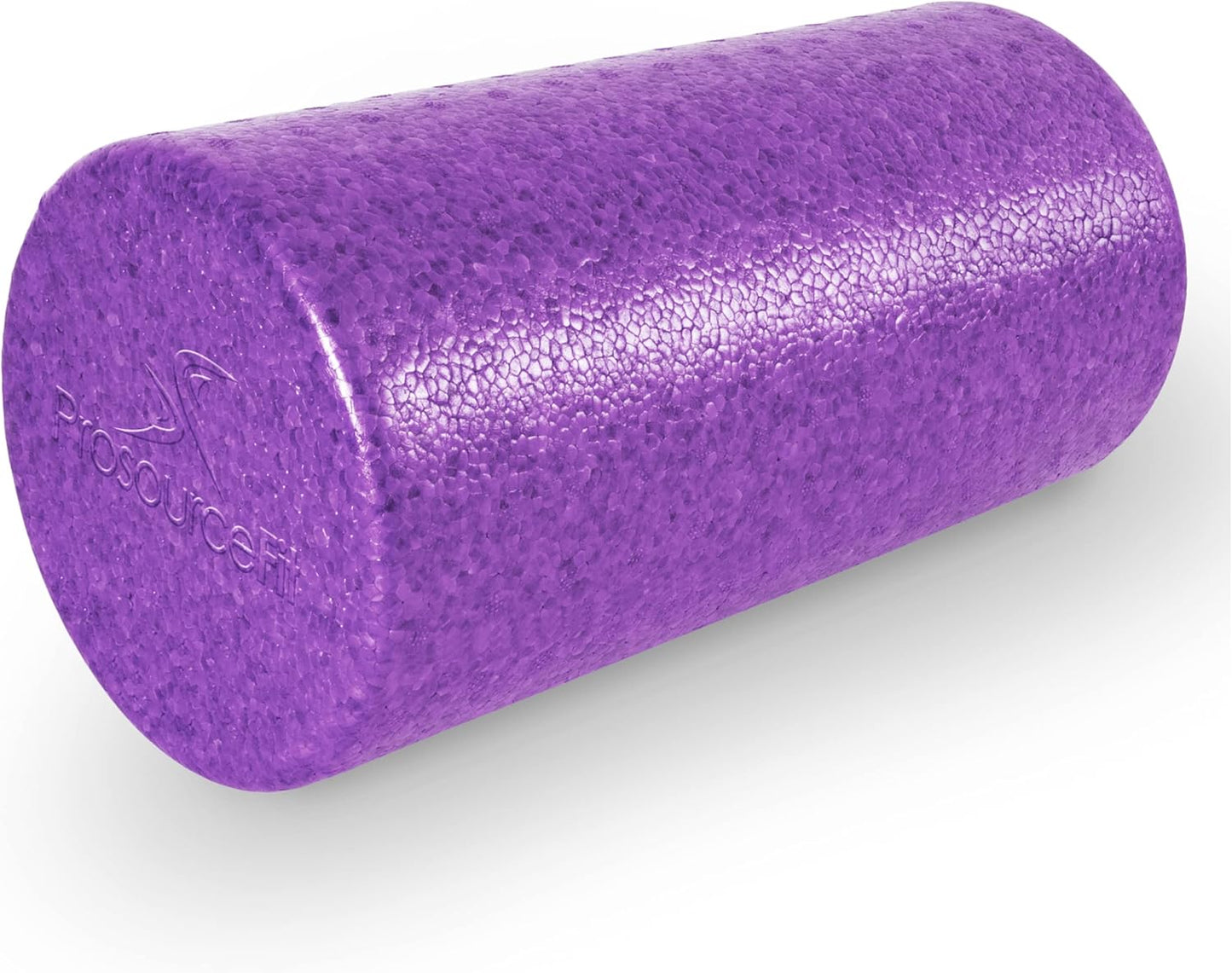 ProsourceFit High Density Foam Rollers 12 - inches long, Firm Full Body Athletic Massage Tool for Back Stretching, Yoga, Pilates, Post Workout Muscle Recuperation, Black