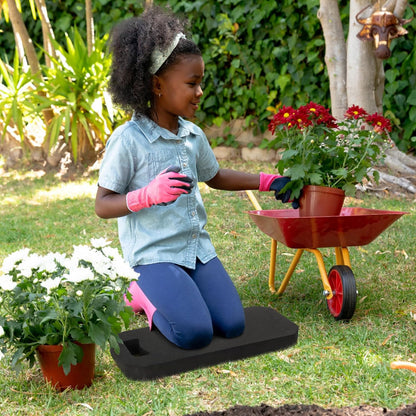 Hacaroa Set of 3 Extra Thick Kneeling Pad, High Density Foam Garden Kneeler, Comfortable Knee Pad Cushion for Work, Yoga Exercise, Baby Bath, Lightweight, Water Resistant, Blue